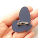 Wooden Butterfly Brooch - COBALT FLYING BUTTERFLY