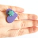 Wooden heart ring - 90s STYLE