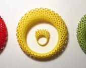 Polyoptic ring and bangle set - 3D printed