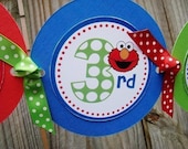 NEW Elmo Birthday Banner, Baby Shower Decorations, Party Decor, Sesame Street Banner
