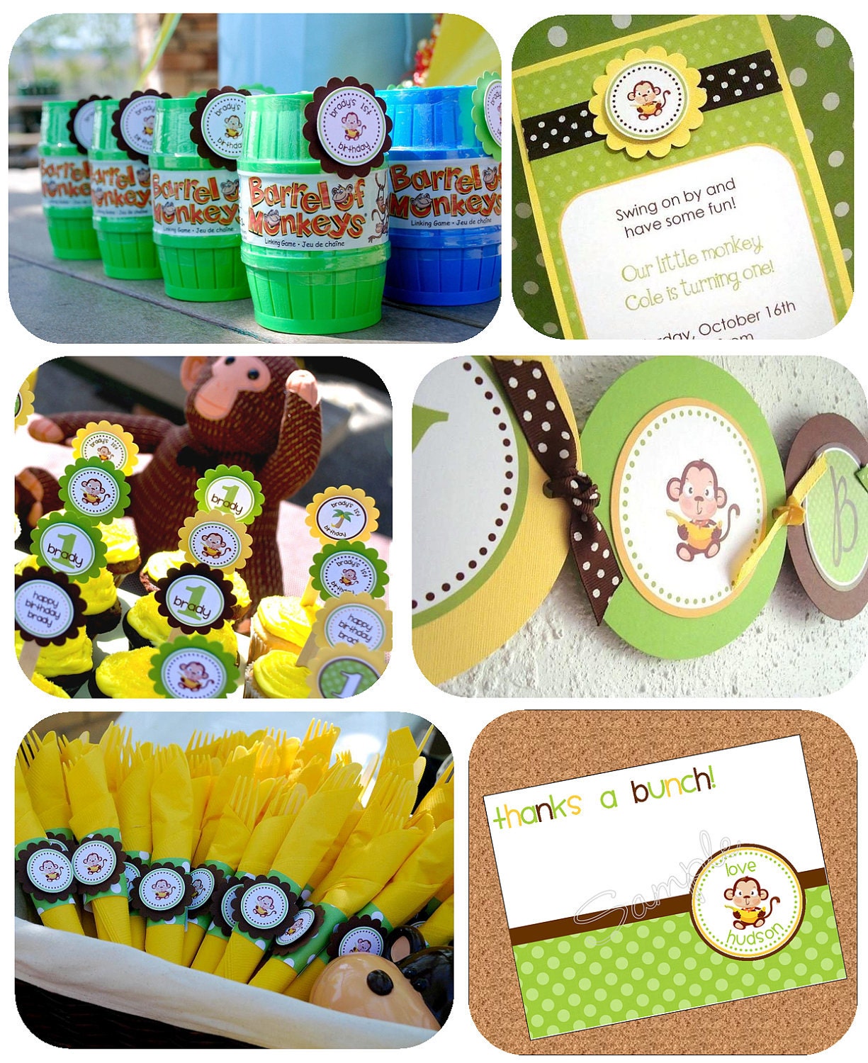 Monkey Party Pack - Set of 12