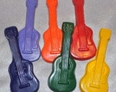 Recycled Crayons Large Guitar Shaped Total of 6. Il_170x135