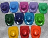 Recycled Crayons Fire Truck and Firemen Hats Shaped / Total of 24. Il_170x135