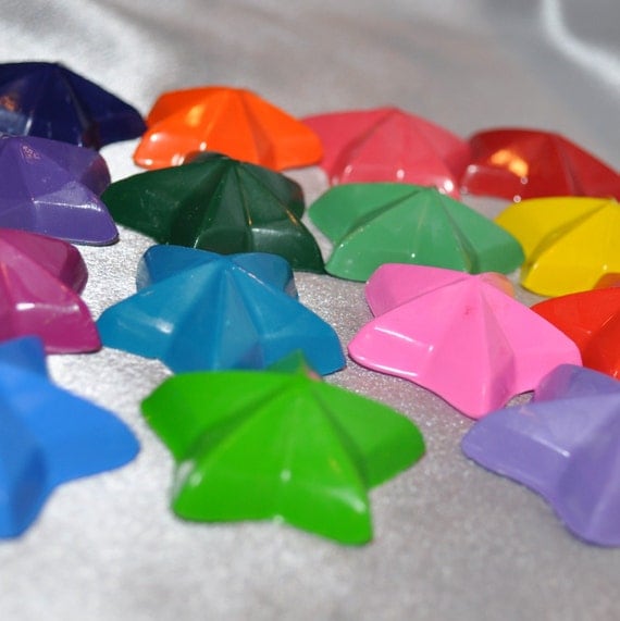 Recycled Crayons Star Shaped Total of 30 Stars. Il_570xn