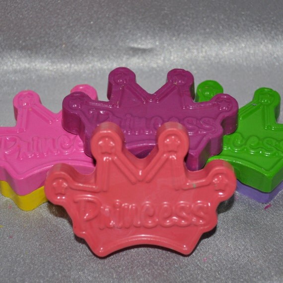Recycled Crayons Princess Tiara Shaped Total of 6. Il_570xn