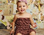 Antique rose petti romper