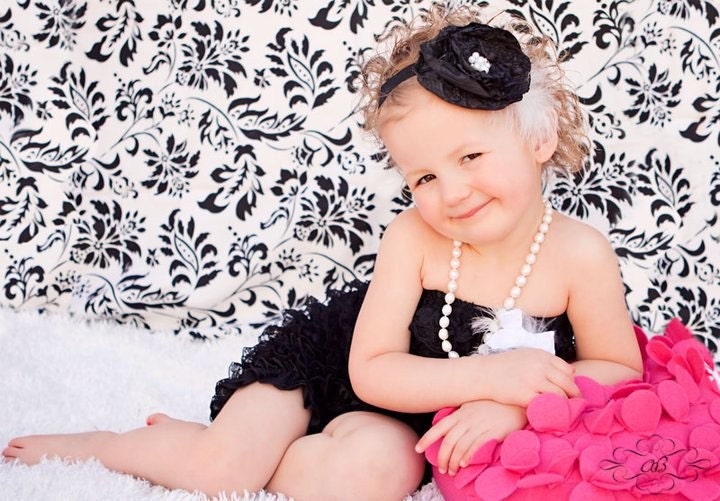lace petti romper with a bow