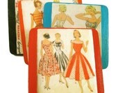 Vintage Inspired Wooden Coasters