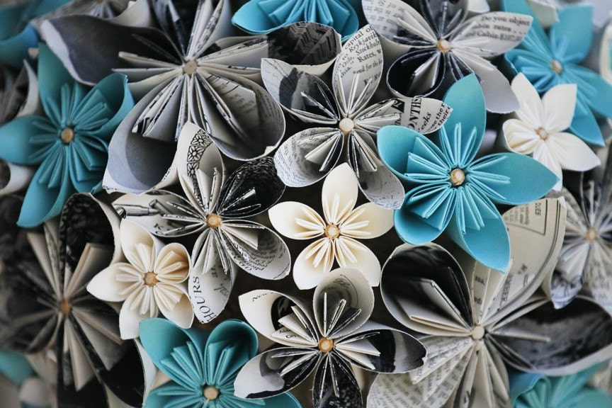 The Breakfast at Tiffany's Paper Bouquet