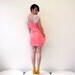 Tiffany - Light coral eco designer dress - Small only - SALE