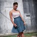 Heartland Eco denim wrap skirt - xsmall, small, medium, large, xlarge, custom sizing / Hemp & organic cotton