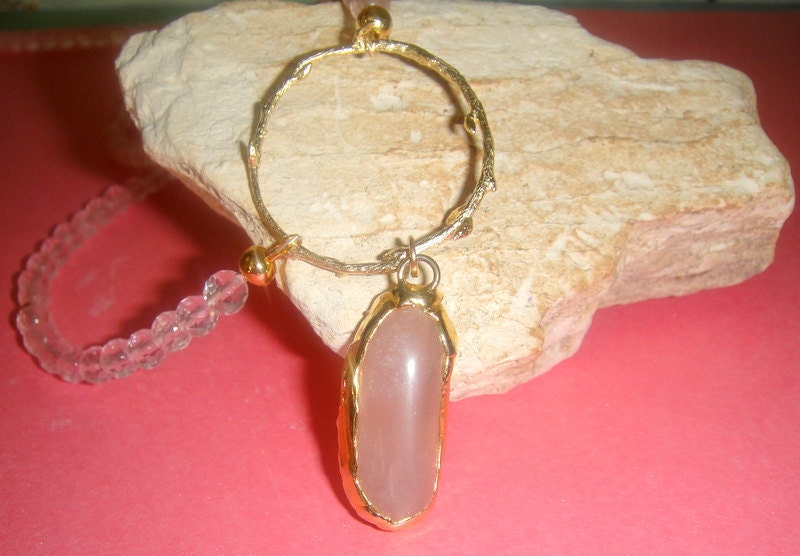 For the Love of the Love Stone                    (Rose Quartz Necklace)