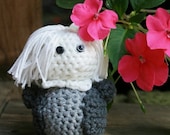 Hand-Crocheted 1st Doctor Plushie - William Hartnell