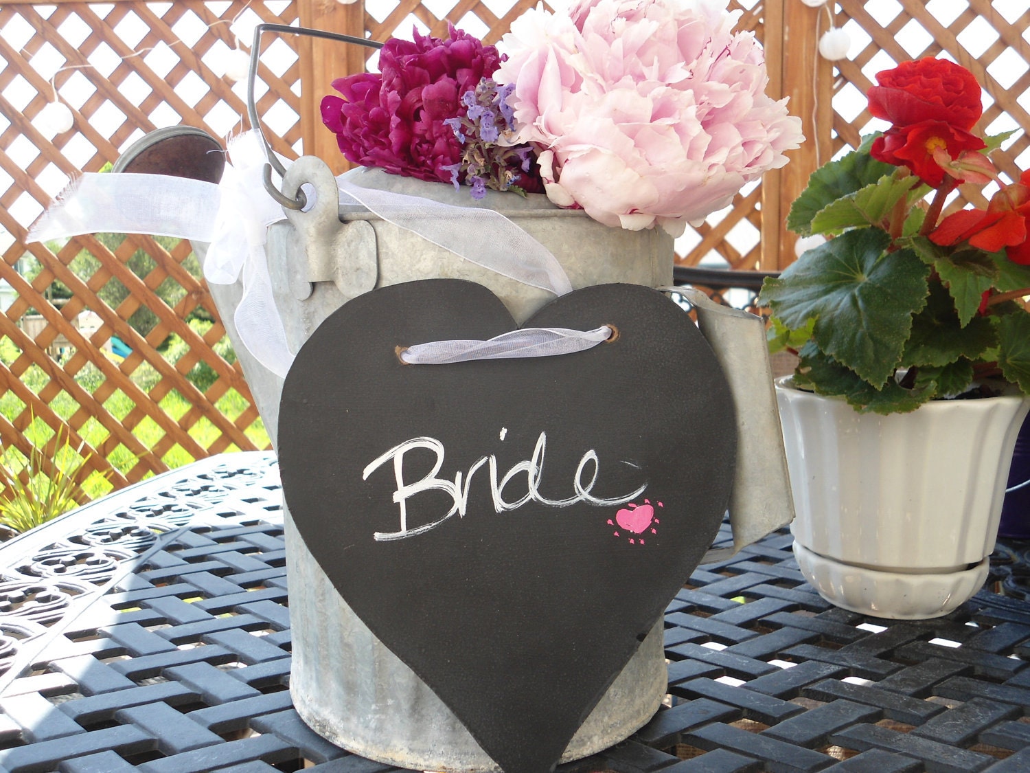 Chair Hangers Chalkboard Hearts Banquet Seating Rustic Set of Two Signs Photo Booth Message Boards Bride and Groom Chairs