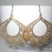 Lacey Dangle Earrings in Gold - Modern Dainty Perfect Gift - morganprather