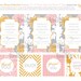 DIY Printable Party Collection Accessories: Party Mums (Tangerine Pink)