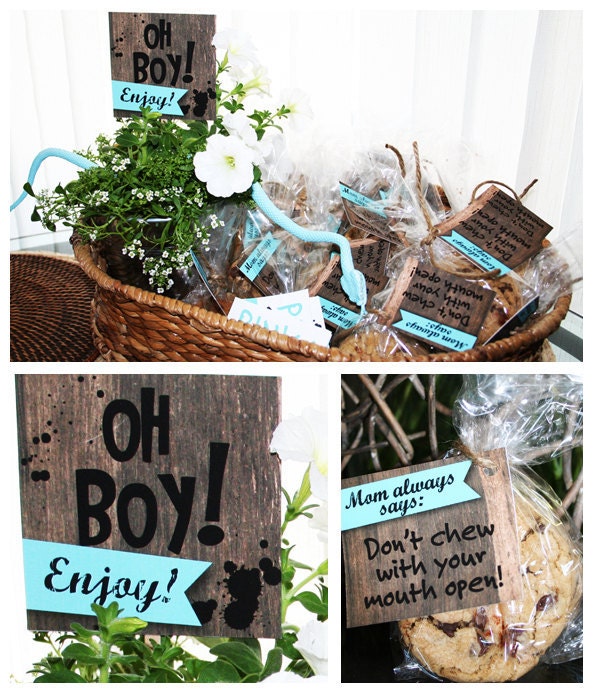 Baby Boy Baby Shower: No Pink Allowed Party Accessories (DIY Printables)