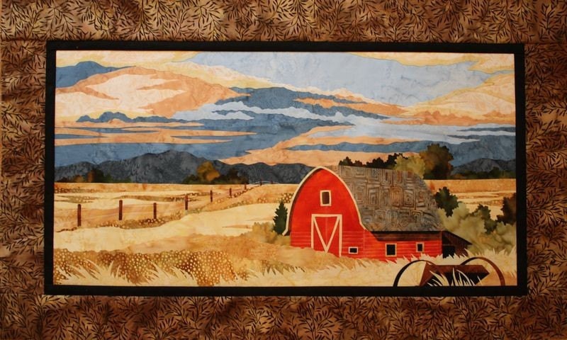 The Back Forty Barn Landscape Toni Whitney Designs Applique Quilt Pattern