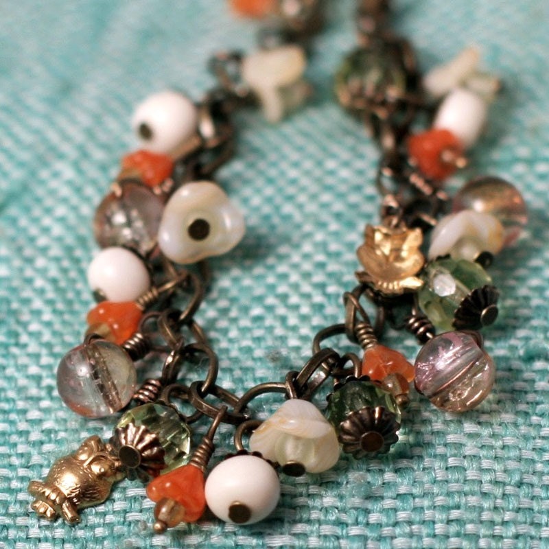 Hoo Dat owl charm bracelet