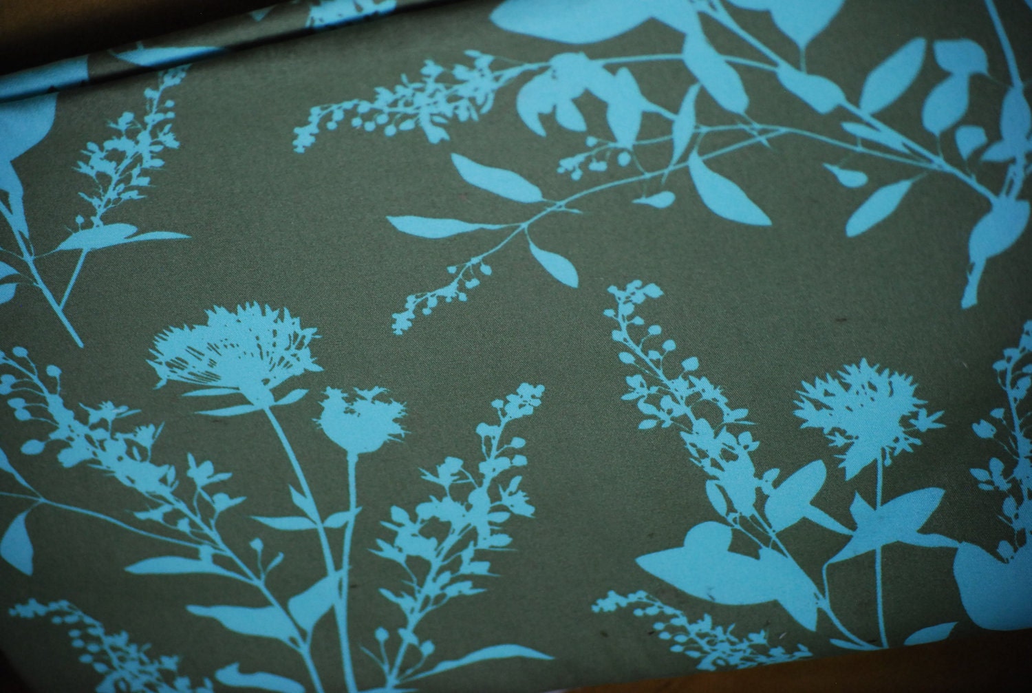 Wildflowers Home Decor Fabric from Joel Dewberry for Free Spirit Fabric Ginseng HDJD05 Sage