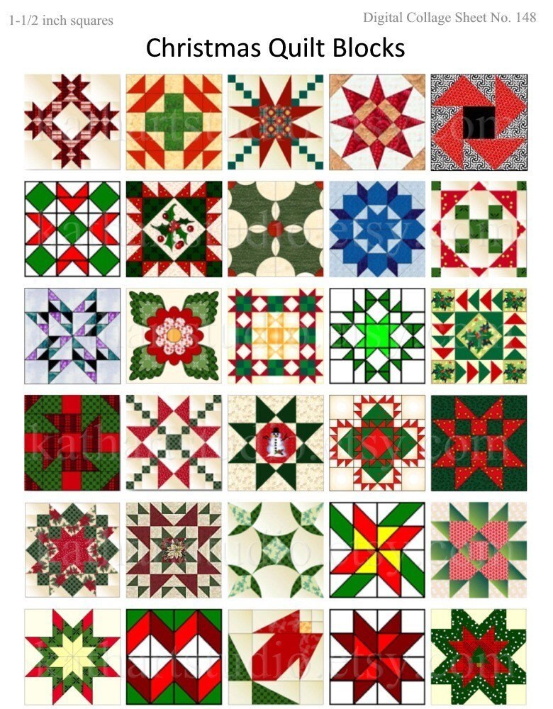 christmas quilt blocks