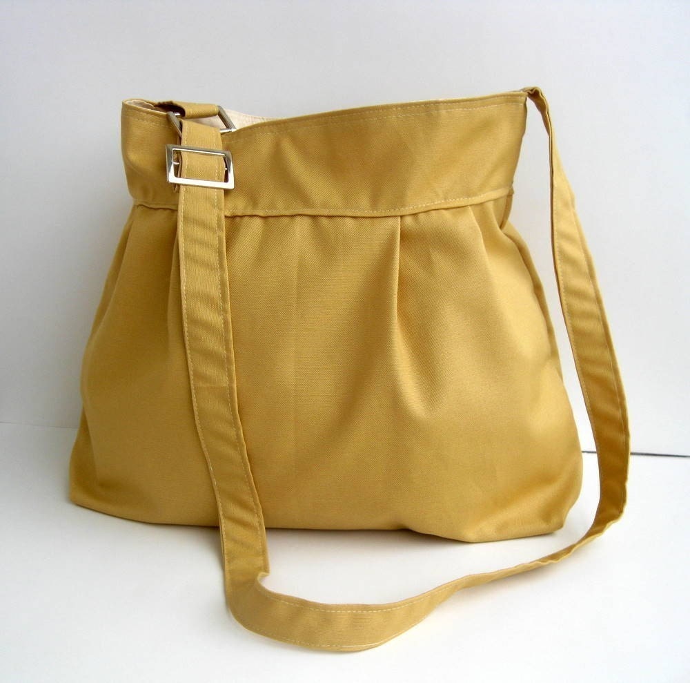 Mustard Yellow-Large Bag-Adjustable Strap-Oversized - marbled