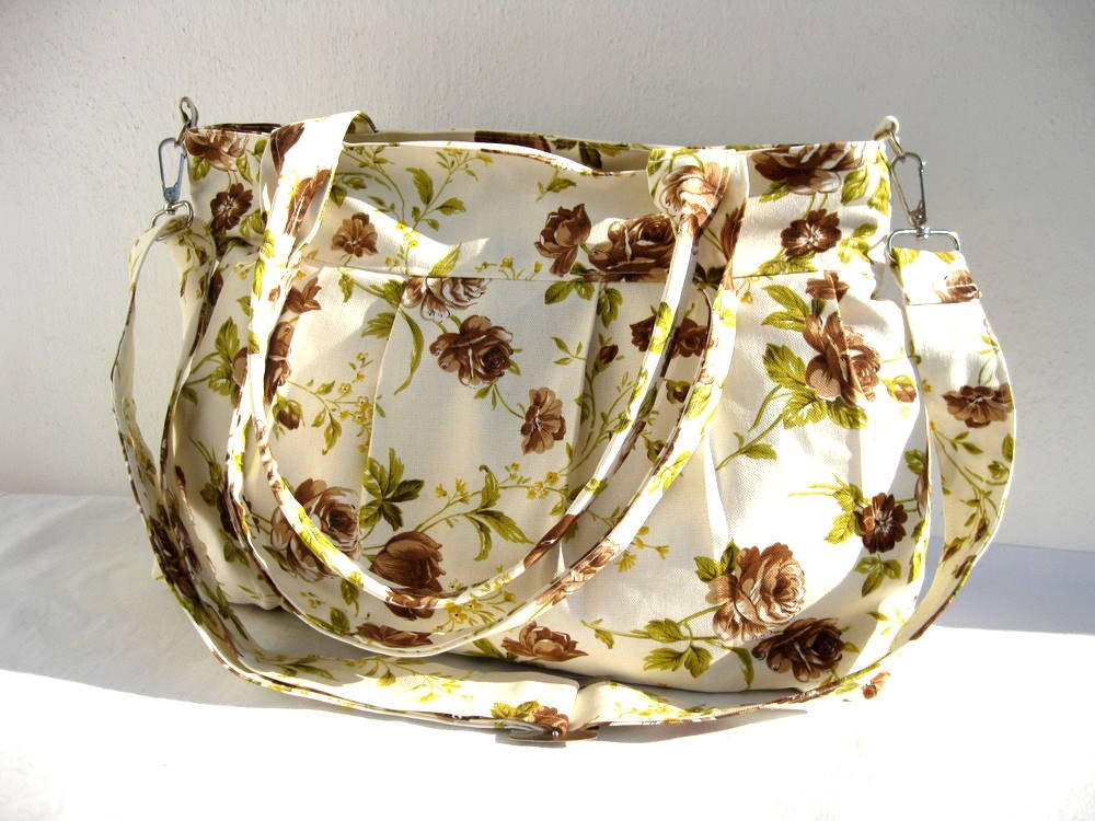 Diaper Bag-Messenger Bag-Shoulder Bag-Large-Double Straps and Adjustable to Straps-6 Large Pockets-Zipper Closure
