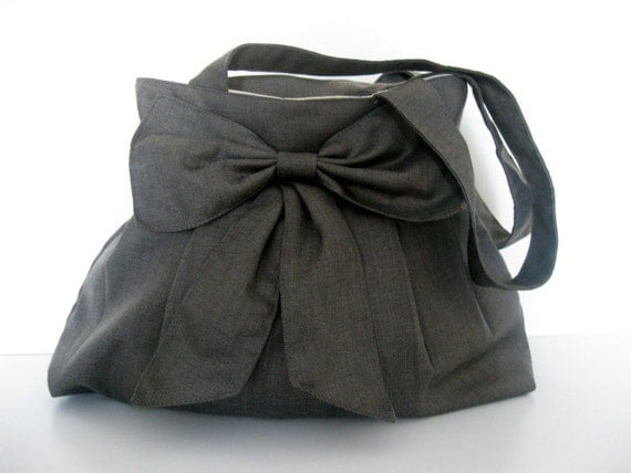 Sale Bag-handbag-Tote Bag-shoulder bag-Gray Bag-Everyday Bag-Double Straps