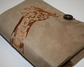 Giraffe Embroidered Book Cover