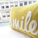 Smile Pillow in Yellow - Home and Living / Decor and Housewares