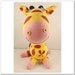 Handmade Sock Giraffe Stuffed Animal Doll Baby Toys