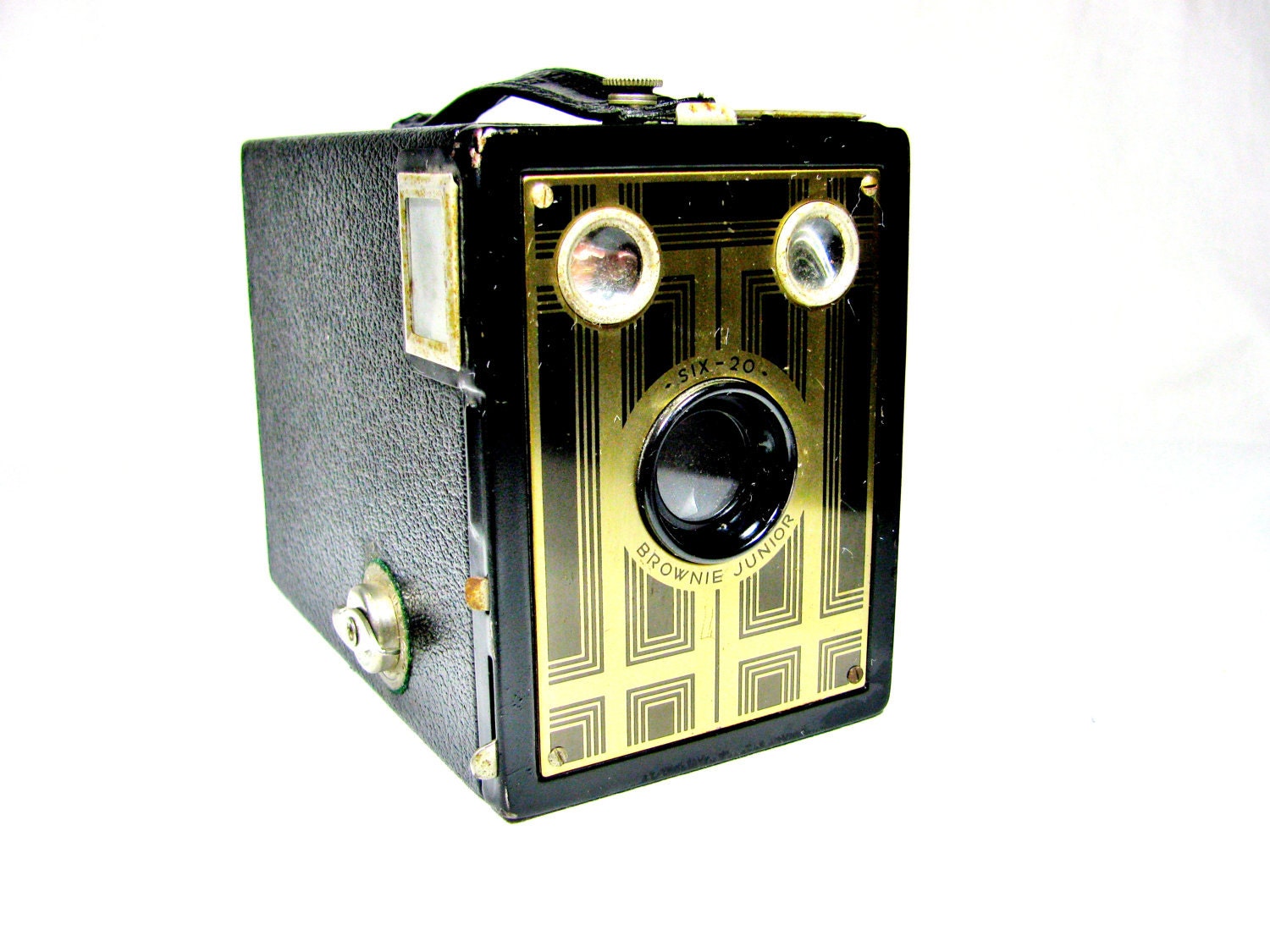 Vintage Art Deco BROWNIE JUNIOR SIX-20 Box Camera - 1930s