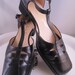 Vintage Black T Strap Mary Jane Salvatore Ferragamo Size 7 AA