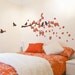 Cherry Blossom Branch with Birds - Kids Vinyl Wall Sticker Decal Set