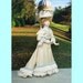 Dollhouse Doll, Miniature Edwardian Lady, 12th Scale Porcelain dolls house doll