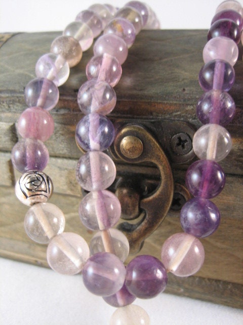 Attune - Handmade OOAK Fluorite Mala - 8mm/10mm