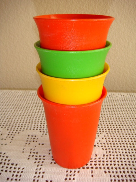 vintage sippy Set Primary Sippy Cups cup Tupperware of  Colors Kleymannscloset by lids tupperware 4