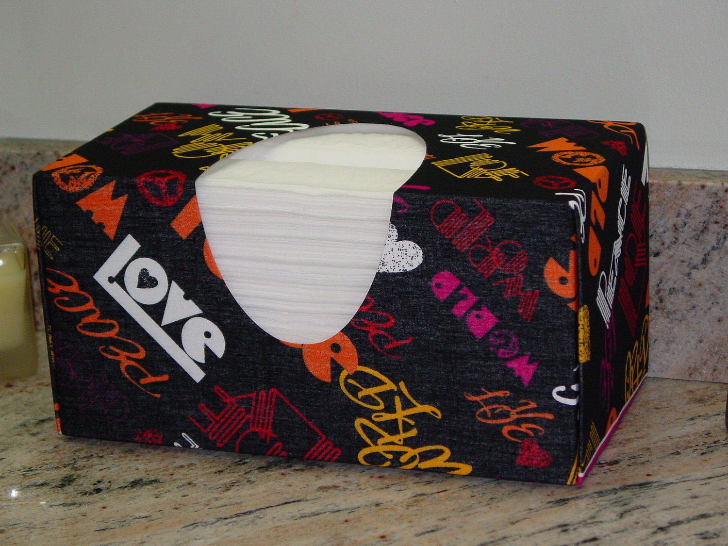 World Peace Tissue Box Cover