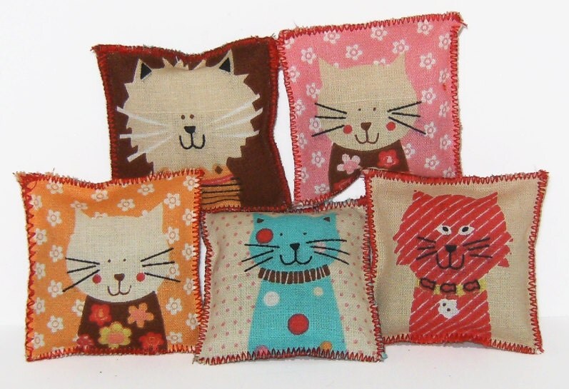 Three TonyToy Catnip Cloth Cat Toys