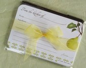 Recipe Cards - Set of 20 - Pear Tree