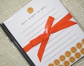 Magnetic Notepad with Pen - Oranges