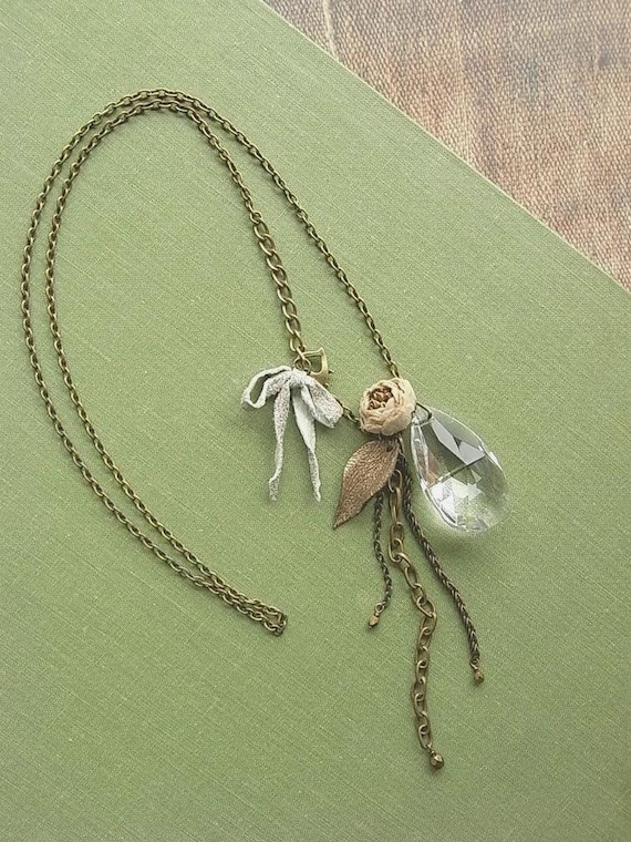 Shizuku ожерелье - из слоновой кости
