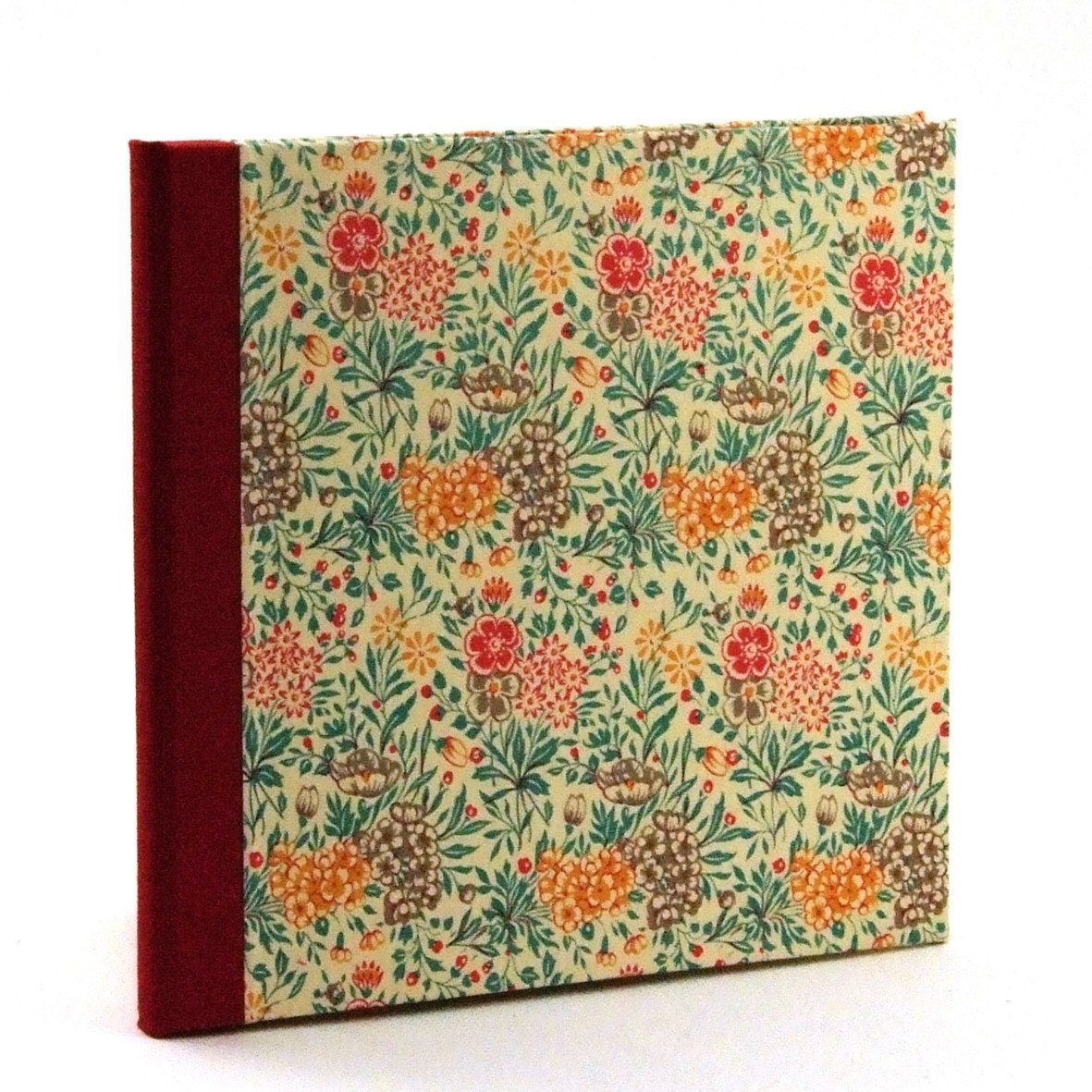 Nauli handmade Cd Case Summerflower teal blue red