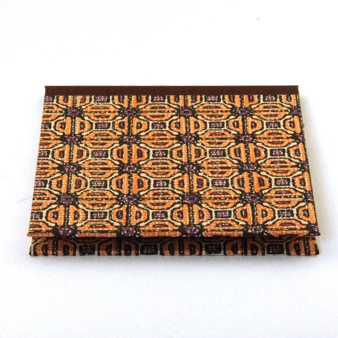 Nauli CD-Case in brown - orange pattern