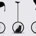 Custom to Anucia - Cats on Unicycle Big Print