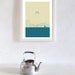 I love my city Print l BLUE - 8x10 or A4