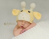 Newborn or 0-3 Month Giraffe Beanie Photography Prop