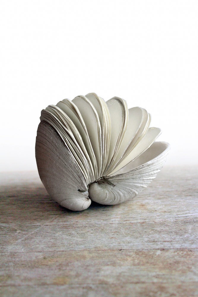 Offering No. 99 - Handstitched Clamshell Book Sculpture
