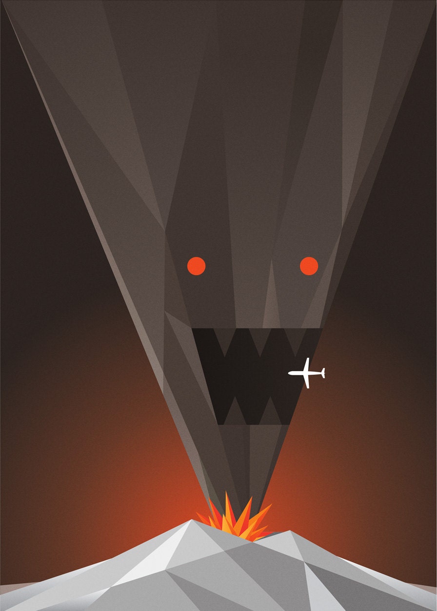 Mr. Volcano - open edition art print