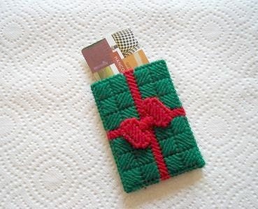 Gift Card Holder - Green Present or Choose Your Color Scheme